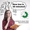 Secura 7.5 Inch Visual Timer, 60 Minute Oversize Visual Countdown
