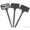 Viridis Hortus - 100 x 6" Black Plastic Plant "T"