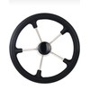Mojiate 13.5" Boat Steering Wheel with PU Foam Cover, Stainless