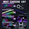 Dreamcolor Acrylic Interior Car Lights, WEBUPAR Car Accessories 6 in