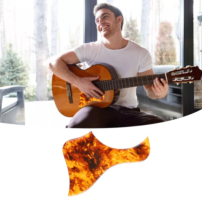 Guitar Pickguard Pick Guard Plate Celluloid Instrument Accessory for 38in