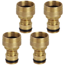 Gardena Universal Tap Connector for Mixer Tap, Hose Adapter, Hose Coupling, Gardena Tap Adapter, Quick Coupling Garden Hose Connector, Pack of 4