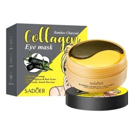 Parches Hidrogel Para Eliminar Ojeras Sadoer De Colágeno Carbón De Bambú Día/noche
