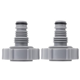 2 pcs Pool Drain Valve,5.4 cm Length, Plastic Pool Drain Adapter Pool Drain Connector for Pool Hose Adapter Swimming Pool Drain Parts
