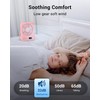 WHATOOK Desk Fan 2 Pack: 100 Speeds Stepless Control 2000mAh