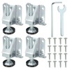 uxcell Adjustable Leg Leveler, 4pcs Leveling Feet Furniture Leveler Leg