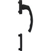HOPPE LIÈGE Balcony Door Handle Half Fitting High Exterior Black