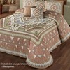 Touch of Class Valley View Southwestern Grande Bedspread Multi Warm