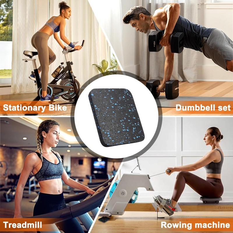 Treadmill Mat Pads,Exercise Equipment Mat,Soundproof Floor Mat,High-Density Rubber Mats for