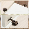 Bonuci 20 Pcs Cabinet Door Latch and Catch Hardware Double