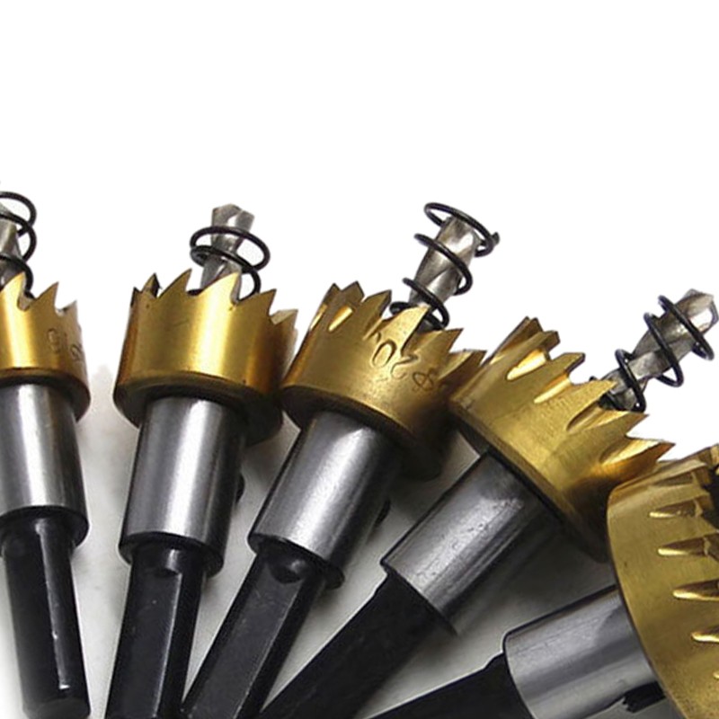 5Pcs Hole Saw Drill Bit Set Woodworking Opener Tool for