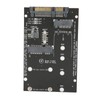 M.2 to SATA Converter Adapter, SATA M.2 + MSATA to