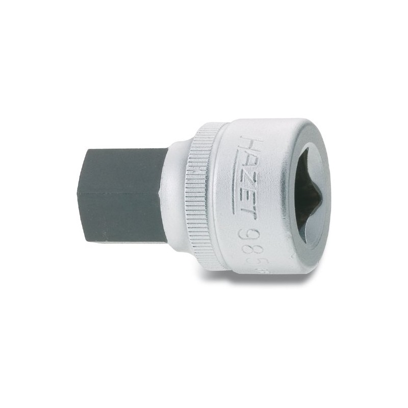 HAZET 985-10 Short Hexagon Socket (Insertion Angle 0.5 inches (12.7
