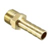 sourcing map Brass Hose Connection Pipe Connection 6 mm Spout