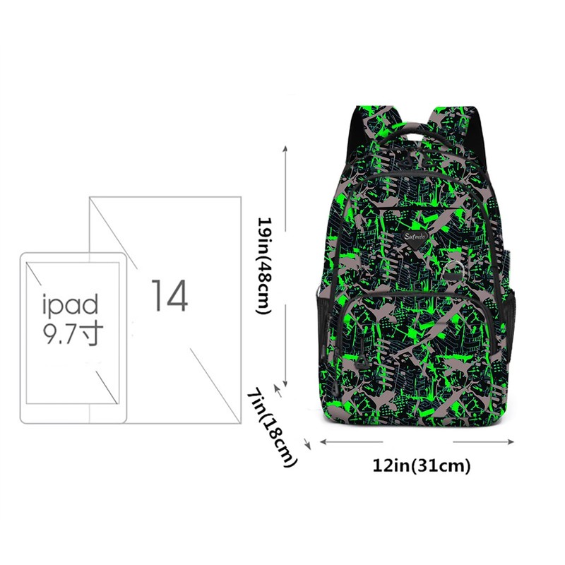 SUTMDO Casual Lightweight Backpacks for Boys & Girls, School Bookbags,