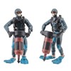 4Pcs Mini Diver Figurines Model Simulation Underwater Adventure Diver Figure