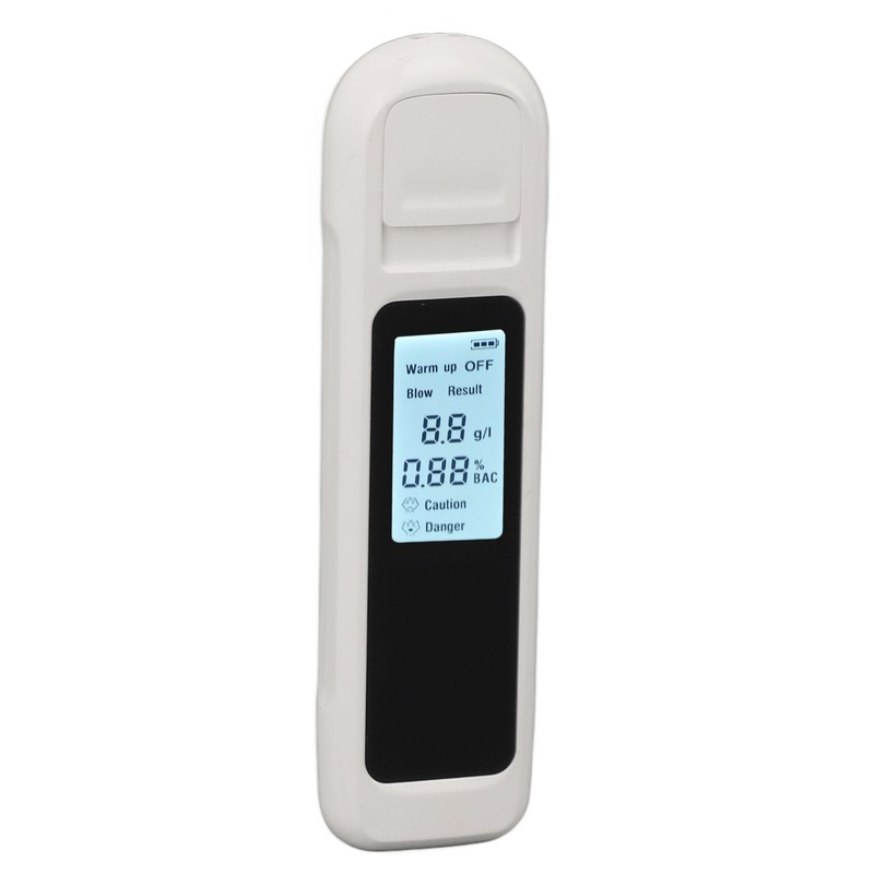 Alcohol Tester High Accuracy LCD Display USB Charging Portable Automatic