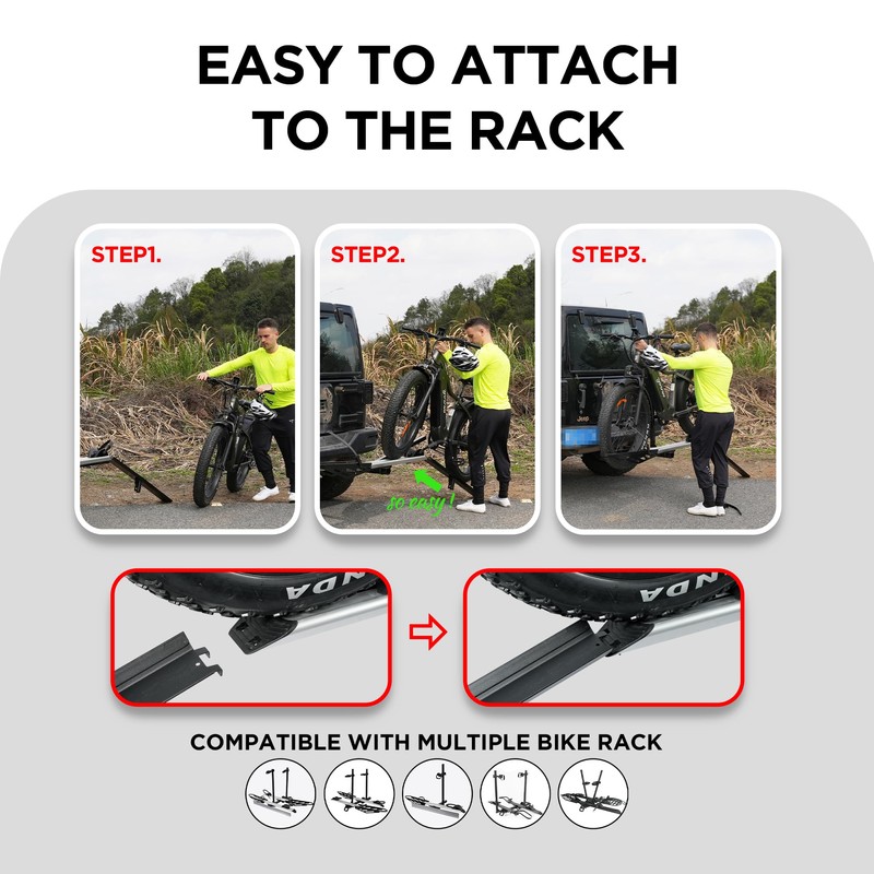 Young Electric Bike Rack Loading Ramp