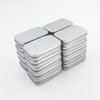 Goodma 20 Pieces Rectangular Metal Empty Hinged Tins Containers Basic