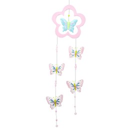 Turquoise Butterfly Mobile Girl Bedroom Room Decoration