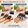 Kitchen Spoon Holders Fork Spatula Rack Shelf Organizer Plastic Chopsticks