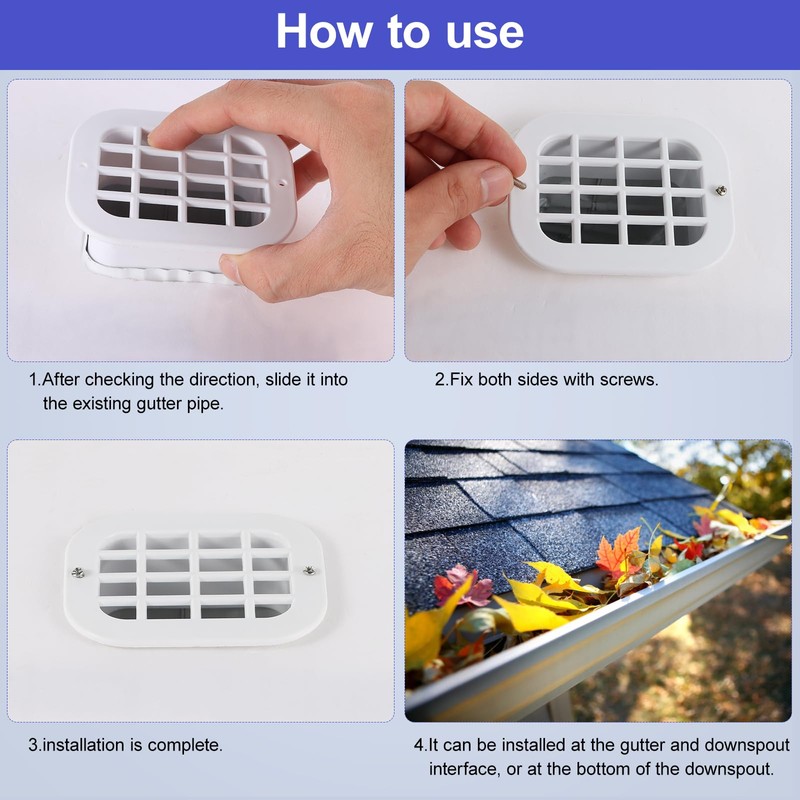 VYH 3" x 4" rain Gutter downspout Drop Outlet with