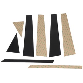 cciyu 8pc Black Pillar Posts (B Pillars) Fit for Nissan for Sentra 2013-2019