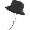 Unisex Wide Brim Boonie Hat, Adjustable Bucket Sun Hat for