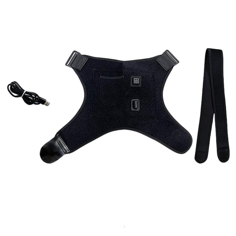 ITODA Electric Shoulder Support Cordless Heated Shoulder Massager Adjustable Heat