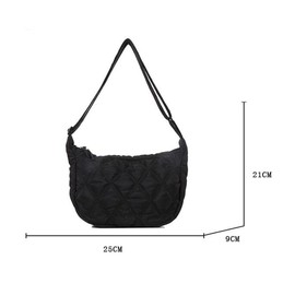 §u∞ulricar Women's Mini Tote Bag, Quilting, Crossbody Mini Tote Bag, Shoulder Bag, Zippered, Stylish, Sub-bag, Trend, Popular, Shoulder Bag, Travel, Work, School, Office, Black