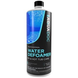Hot Tub Defoamer - Spa Defoamer for Hot Tub Owners 32oz, Spa Anti Foam to Keep Foam Down, Hot Tub Chemicals Made in USA - AquaDoc