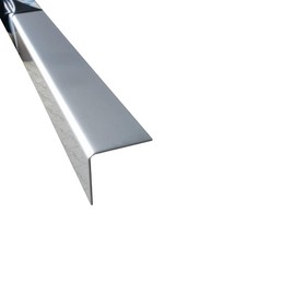 Edge Protection VA 500 mm 90 Degree Angle Profile 30 x 30 mm Side Inner Dimensions Made of Stainless Steel Blank 1.5 mm Thick L-Angle Corner Protection Rail