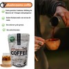 Café soluble con 7 hongos adaptógenos Reishi, Melena de León,