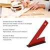 45° Machinist Engineer Square Angle Ruler Aluminum Alloy Measuring Gauging