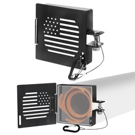 Aluminum RV Bumper End Cap 2 Pack, Fits 4-Inch Square Camper Bumpers, Sewer Hose Storage Covers with Vent Holes, Travel Trailer Motorhome Outdoor Accessories