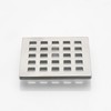 Holge 3.75 Inch Square Shower Drain Cover 5mm Thick Floor