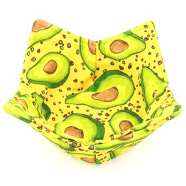 ROGITU Cotton Microwavable Bowl Cozy, Microwave Bowl Holders, Bowl Snuggies, Microwave-Safe Hot Bowl Holders, Soup Bowl Cozy Bowl Hot Pads Hot Heat Proof Plate Holder Pot Holders for Bowls (U)