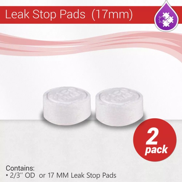 Max Water 2-Pack 17mm expanding pads for Reverse Osmosis Leak