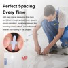 300PCS Tile Spacers,Tile spacers 2mm, Plastic Cross Tile Gasket,Tile Spacers,2mm