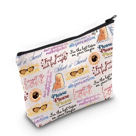 TOBGBE Singer Album Inspired Merch Accessories for Zipper Makeup Pouch Singer Song Lyrics Merchandise For Fans (Heard Magic)