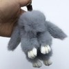 Unpafcxddyig Bunny Keychain Cute Soft Artificial fur Mini Rabbit Keychain