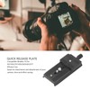Quick Release Plate 38mm Slot Aluminum Alloy Universal Camera Quick
