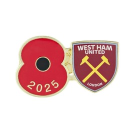Royal British Legion West Ham United Poppy Football Pin 2025
