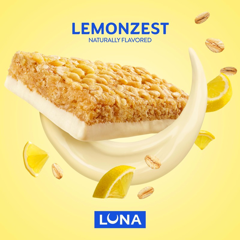 LUNA Bar - LemonZest Flavor - Gluten Free Snack Bars