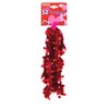 Valentines Day Garland Heart Tinsel, Pack of 3, 36 Feet
