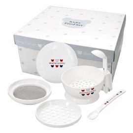 Baby Food Cookware Set, Baby Food Set, N Tricolor, Made in Japan