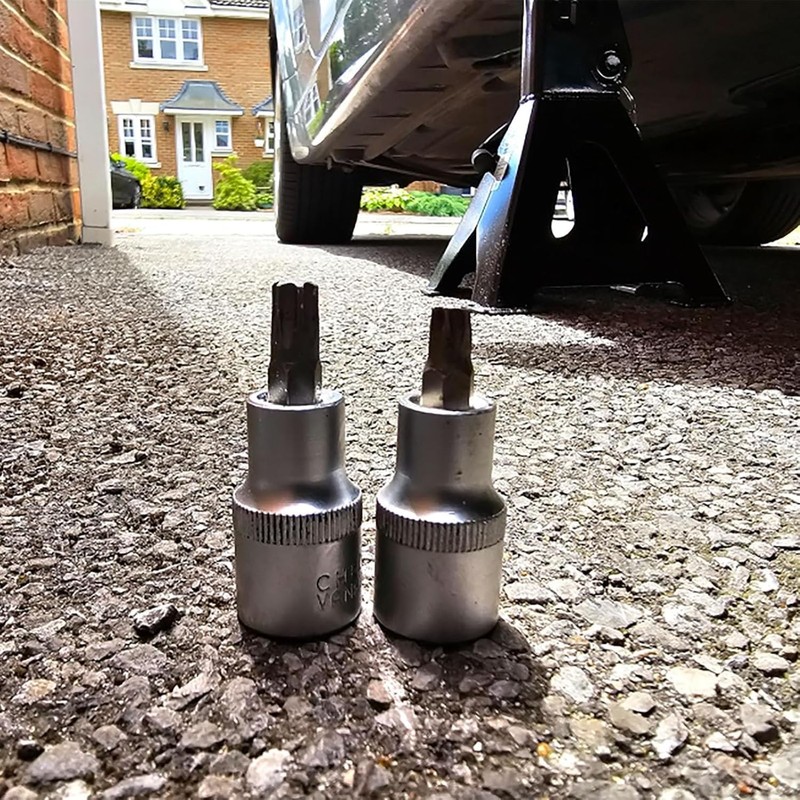 TA-VIGOR 2Pcs 1/4 Inch Drive 12mm 6-Point Deep Socket, Metric,