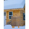 Backflow Preventer Insulation Cover Black 24 x 24in Backflow Preventer