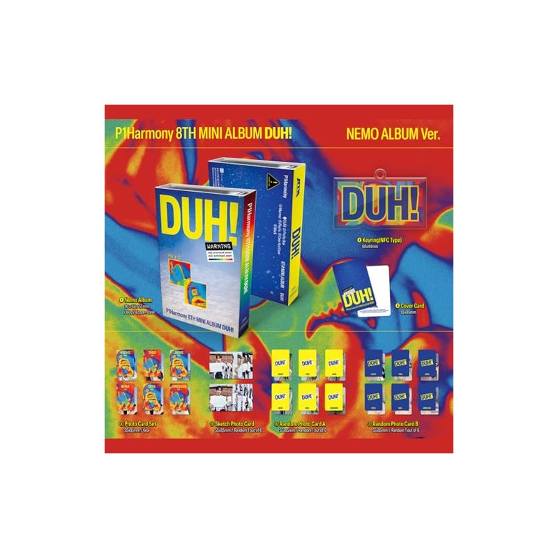 P1Harmony - 8th Mini Album [DUH!] (Nemo Album Ver.) Nemo