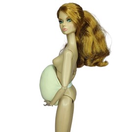 Soft Pregnant Belly Bumps for Poppy Parker size. Maternity Belly fits My Scene, Fashion Royalty. 1/6 scale 11.5"- 12.5" dolls. Dolls are not included.